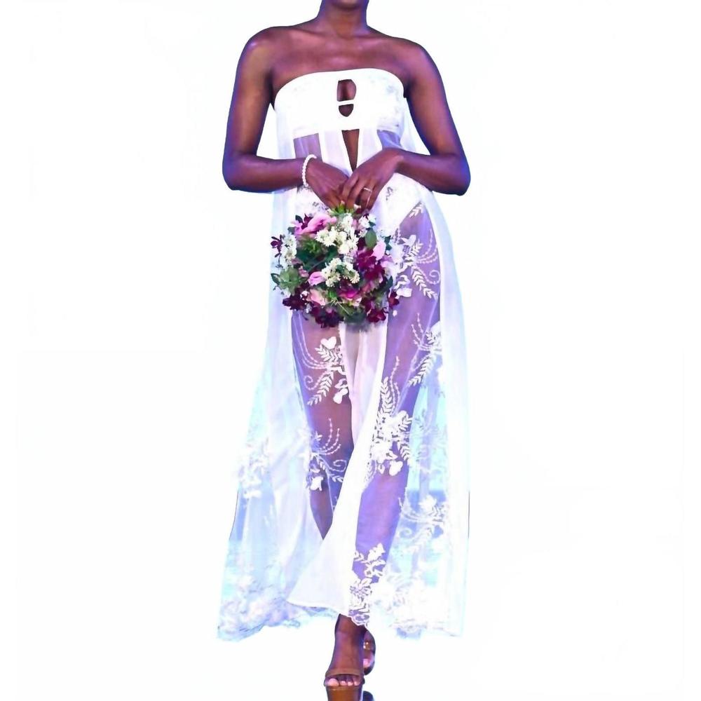 NEW GYV ME BODY dynasty dress in white